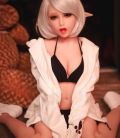 140cm 4ft7 Anime Realistic Sex Doll Sprite Love Doll with Open Mouth -Braxton