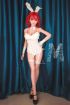 140cm 4ft7 Red Hair Bunny Girl Sex Doll -Derrick