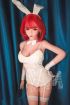 140cm 4ft7 Red Hair Bunny Girl Sex Doll -Derrick