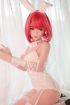 140cm 4ft7 Red Hair Bunny Girl Sex Doll -Derrick