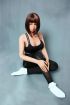 162cm 5ft4 Ultra Real Slim Sex Doll Yoga Girl Love Doll- Snowhite