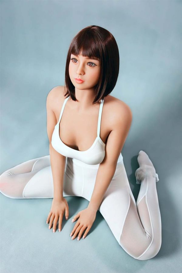 162cm 5ft4 Ultra Real Slim Sex Doll Yoga Girl Love Doll- Snowhite