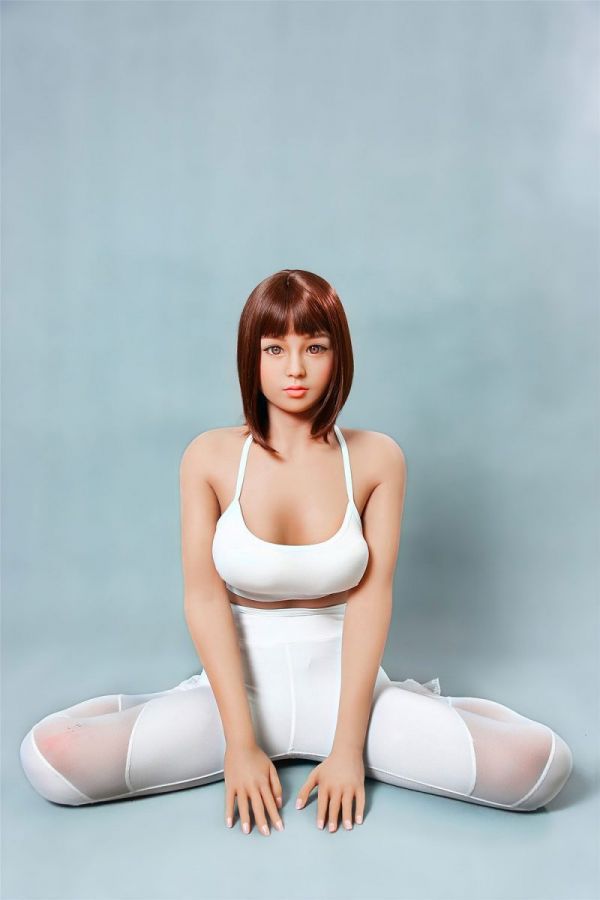 162cm 5ft4 Ultra Real Slim Sex Doll Yoga Girl Love Doll- Snowhite