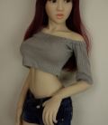146cm 4ft9 Slim Girl Lifelike Sex Doll D Cup Breats Lilian