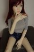 146cm 4ft9 Slim Girl Lifelike Sex Doll D Cup Breats Lilian