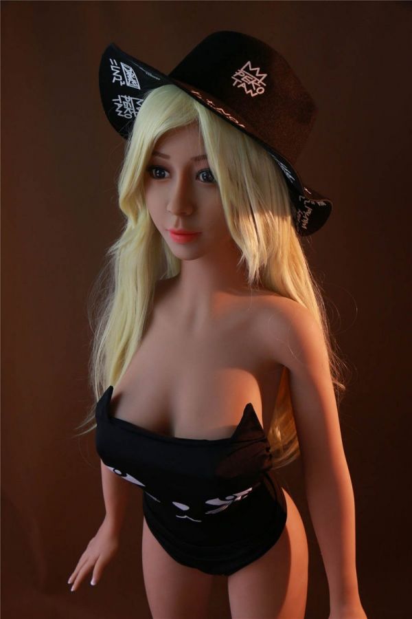 140cm 4ft7 Blonde Hair Sexy Adult Sex Doll Halle