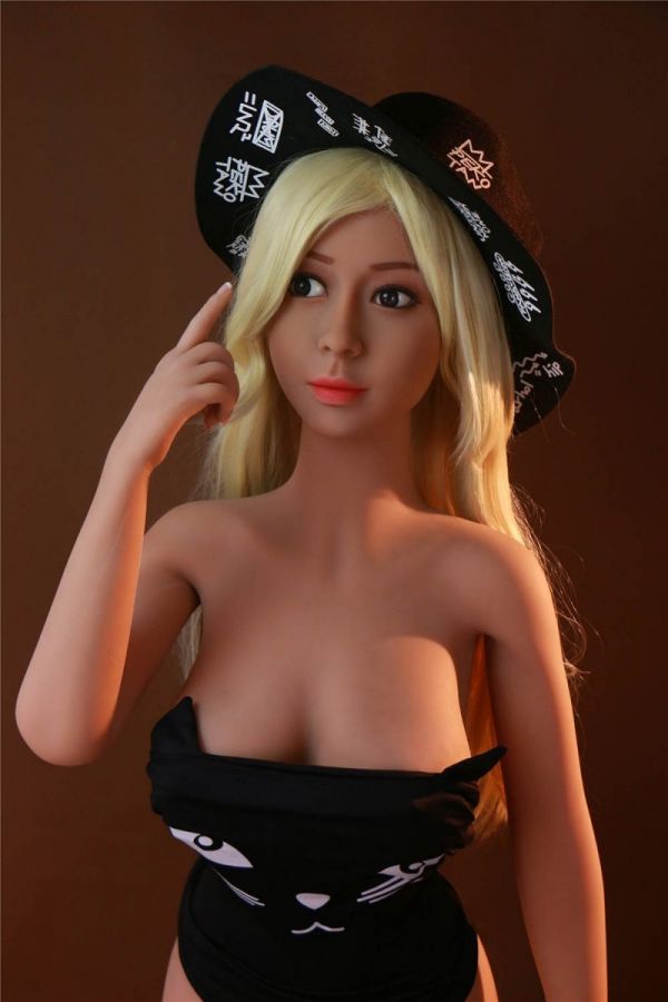 140cm 4ft7 Blonde Hair Sexy Adult Sex Doll Halle