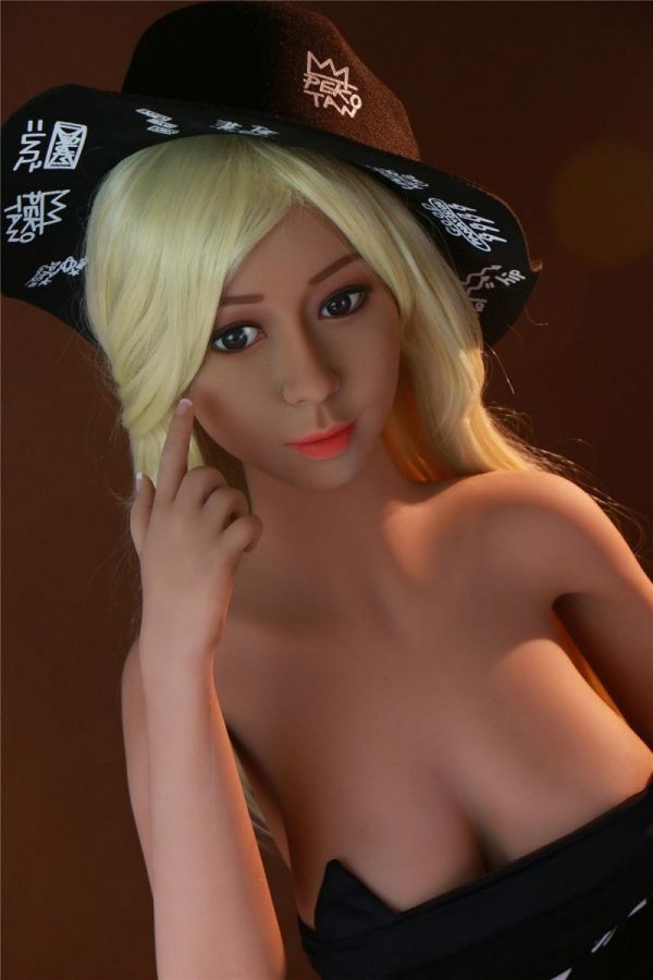 140cm 4ft7 Blonde Hair Sexy Adult Sex Doll Halle